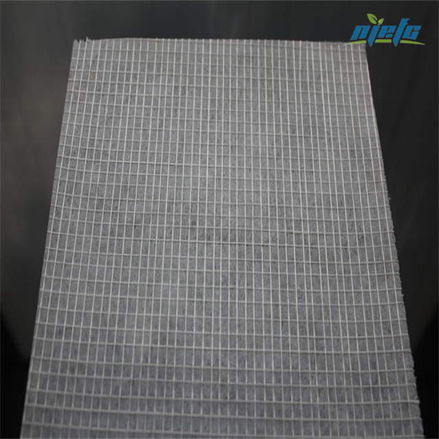 Kaldırım/bitüm membran/boru sarma için Polyester Mesh Takviyeli Polyester Mat